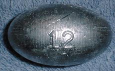 Bullet Weight Bulk Egg Sinker 5Lb 4Oz 20Bx