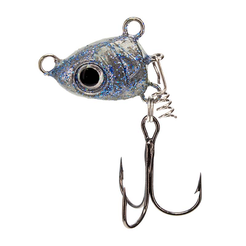Buckeye Freestyle Head 1/4Oz Blue Glimmer 3Pk