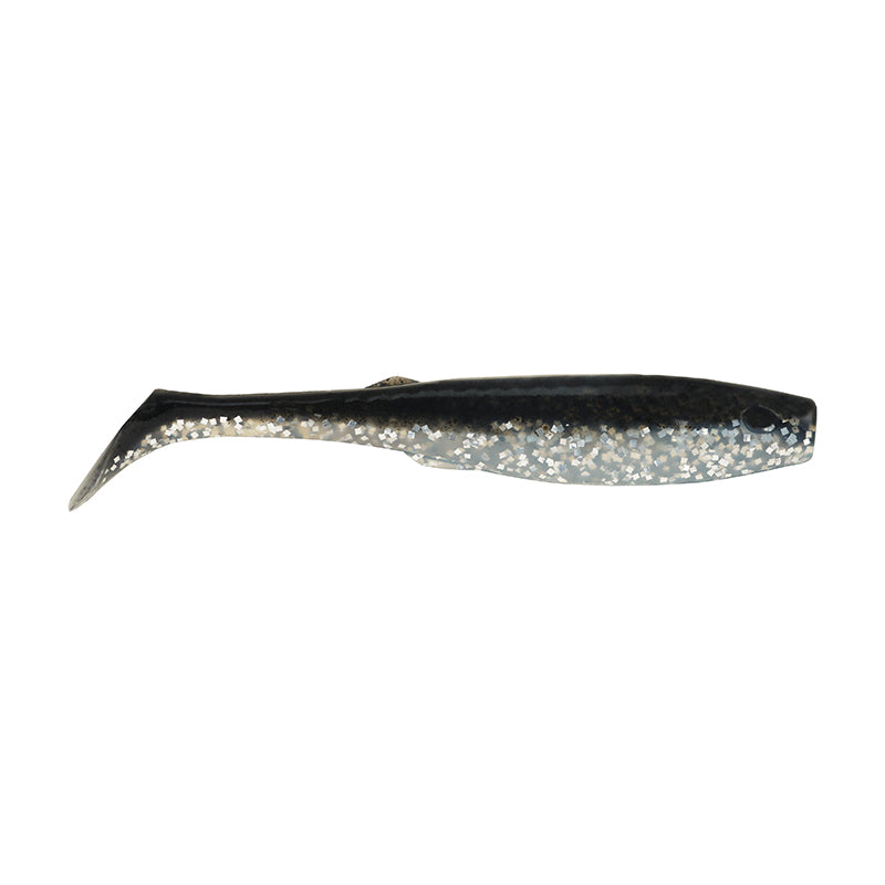 Berkley Gulp Alive Paddle Tail Pint 5In Black Silver