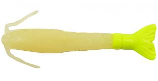 Berkley Gulp Alive Shrimp Pint 3In Glow/Chart Tl
