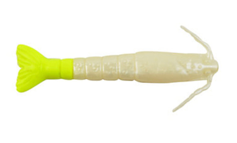 Berkley Gulp Alive Shrimp Pint 4In Prl Wht/Chat Tl