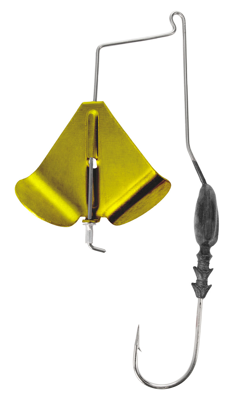 Buckeye G-Buzz Buzzbait 1/2Oz Lead W/Gold Blade