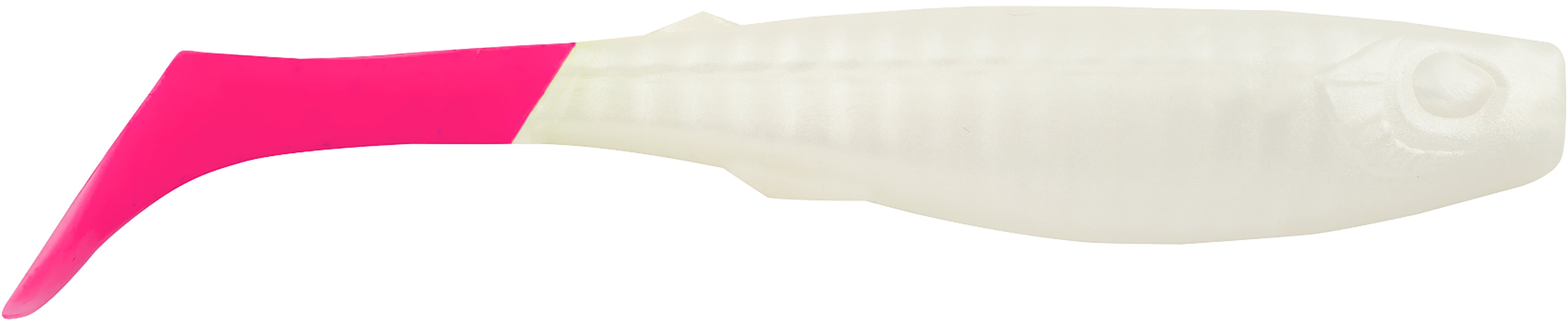 Berkley Gulp Sw Paddleshad 4In 4Bg Pearl White/Pink