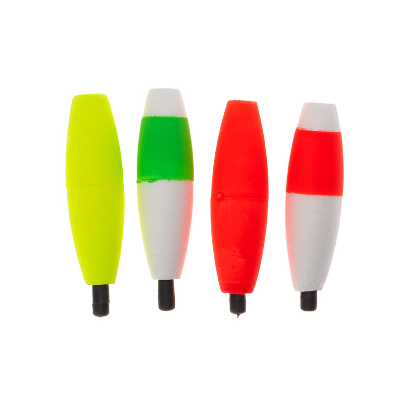 Betts Cigar Peg Foam Float 3In Asst 4Pc