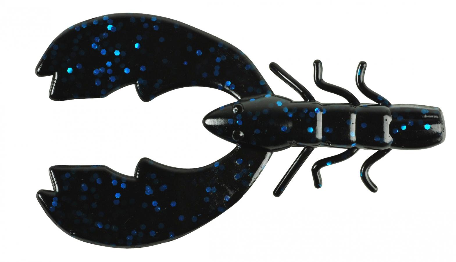 Berkley Powerbait Chigger Craw 3In 10Bg Black Blue Flk