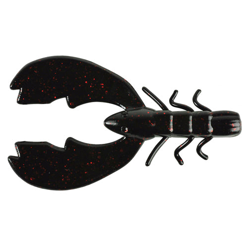 Berkley Powerbait Chigger Craw 3In 10Bg Black Red Flk