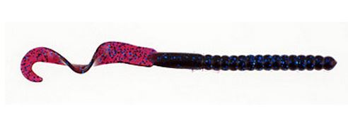 Berkley Powerbait Power Worm 10In 8Bg Blue Fleck