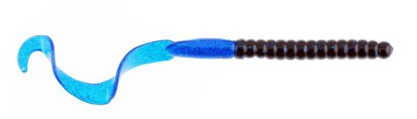 Berkley Powerbait Power Worm 7In 13Bg Black/Blue Tail