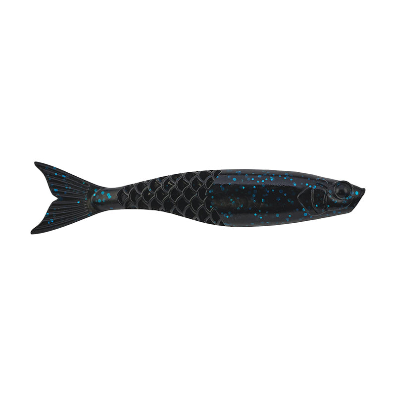 Berkley Powerbait Powerstinger 4.3In 5Pk Black Blue Flk