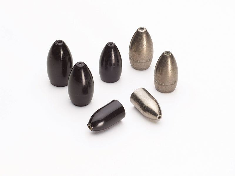 Bullet Weight Tungsten Bullet Weights Black 1/16Oz 6Pc