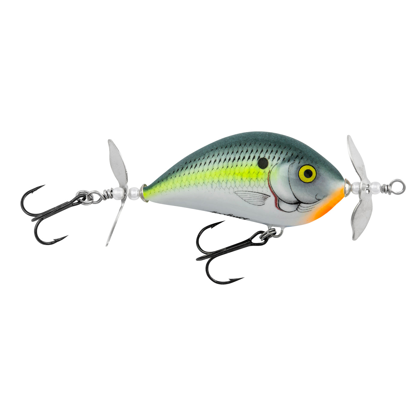 Bagley Pro Sunny B Twin Spin 2.5In 1/2Oz Sexy Shad