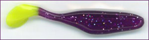 Bass Assassin Sea Shad 4In 8Bg Purple Canary