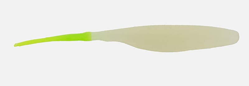 Bass Assassin Saltwater Shad 5In 8Bg Glow/Chart Tail