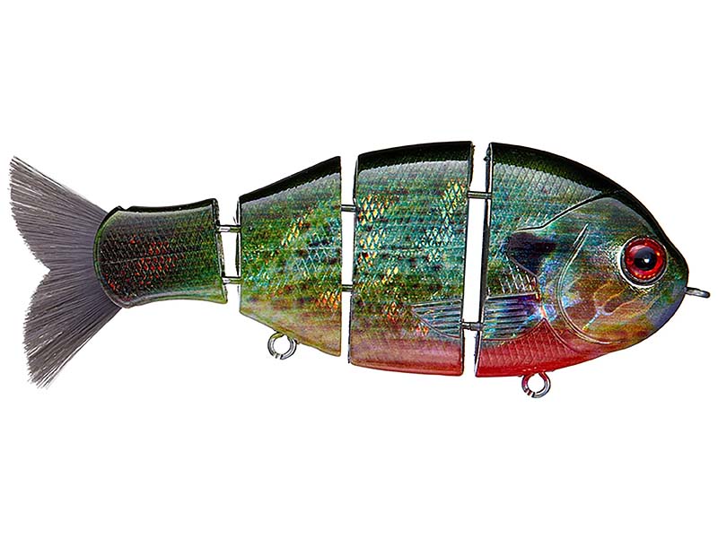 Bucca Bait Baby Bull Gill 3.75In 3/4Oz Ruby Gill #