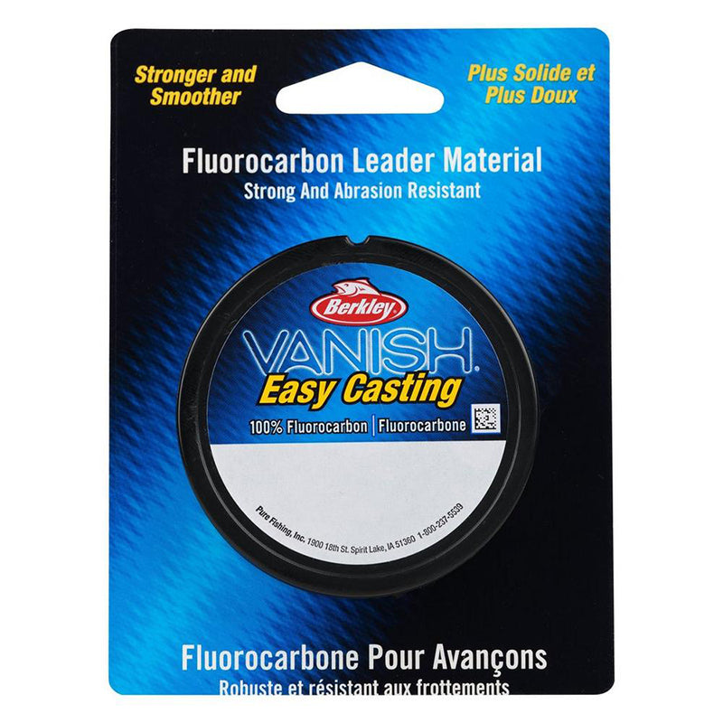 Berkley Vanish Leader Material 25Yd 50# Fluoro Clear