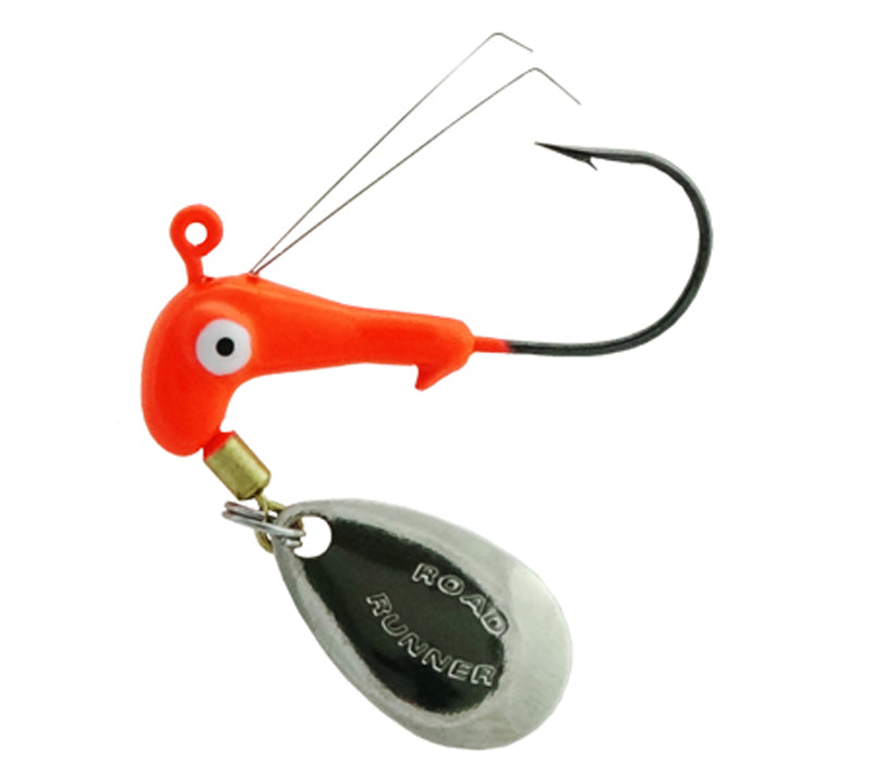 Blakemore Weedless Jighead 1/16Oz #2 2Pk Fluor Red