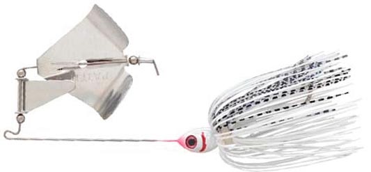 Booyah Clacker Buzzbait 1/2Oz White Shad