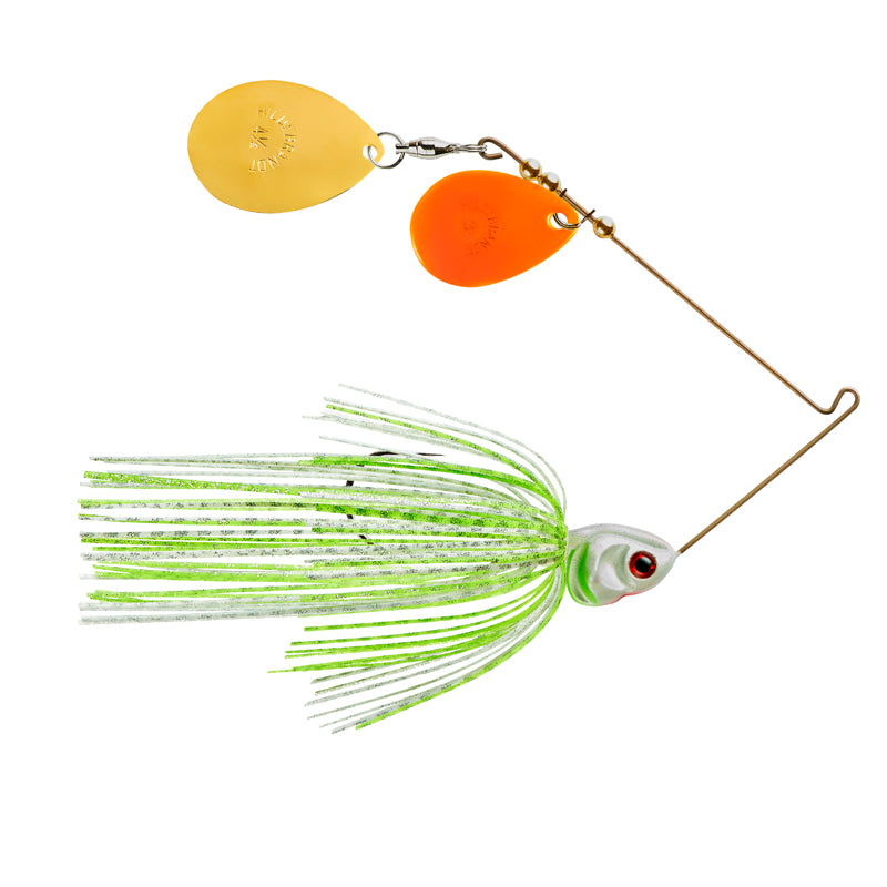 Booyah Covert Spinnerbait 1/2Oz O/G-Co-Wht/Cht/Slv