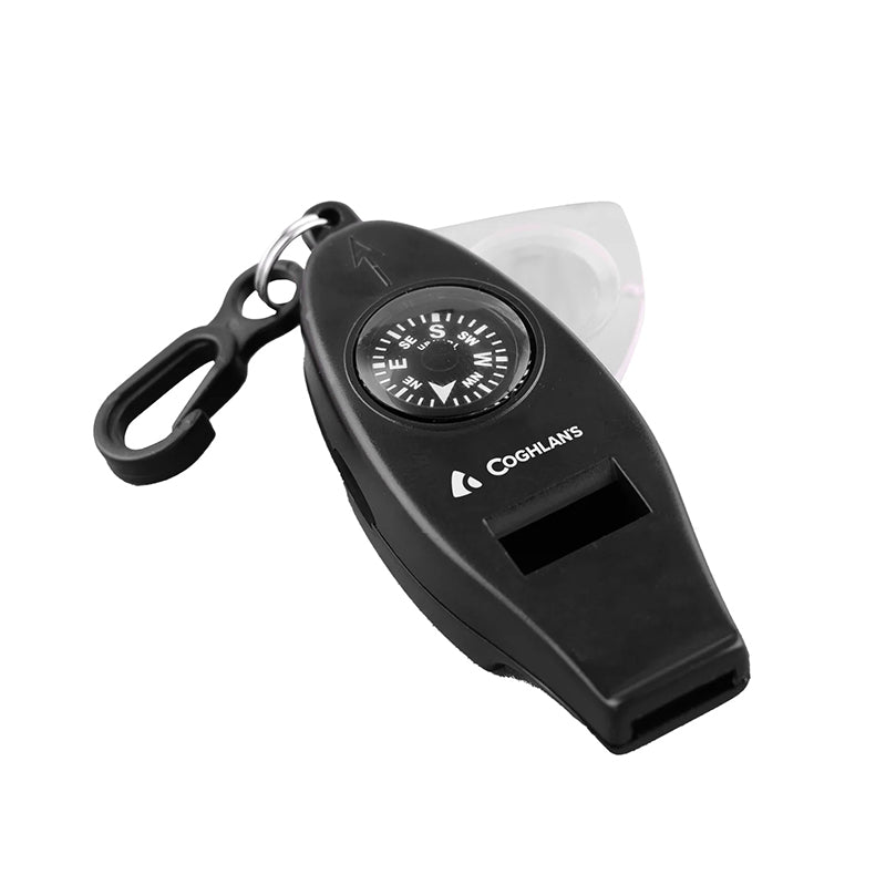 Coghlan's 4 Function Whistle Black W/Clip