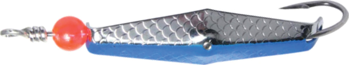 Clarkspoon Hammered Clarkspoon 3/0 Chrome/Blue Scale