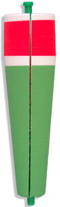 Comal Popping Float Split Wgtd 2In Red/Grn 12Bx