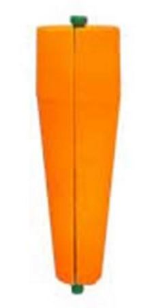 Comal Popping Float Split N-Wt 3In Orange 12Bx