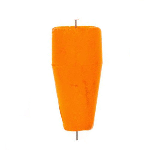 Comal Popping Float Split Wgtd Rattle 5In Orange 12Bx