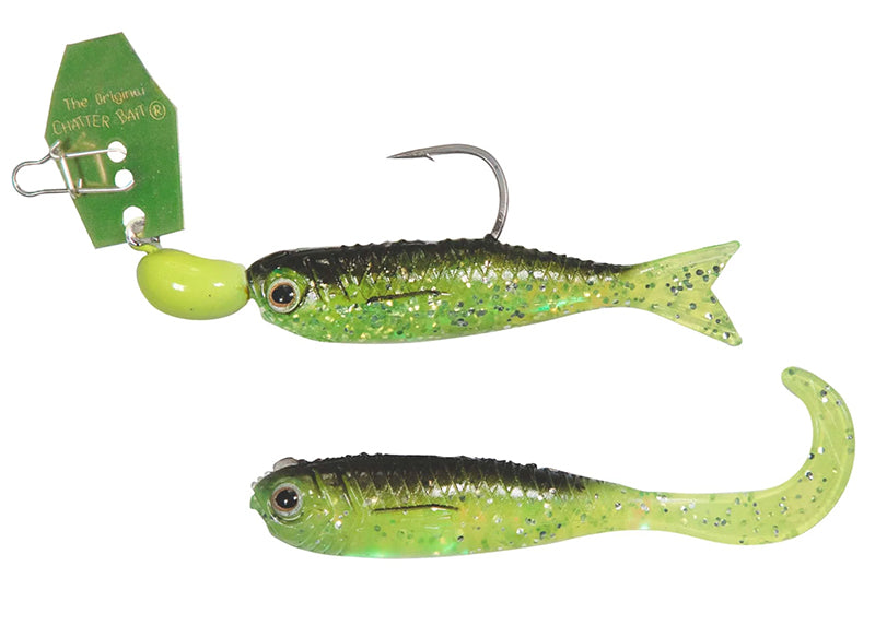 Z-Man Flashback Mini 1/8Oz Chartreuse/Rainbow