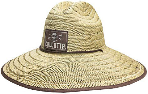 Calcutta Straw Hat W/Chin Strap 1Sz Fits Most