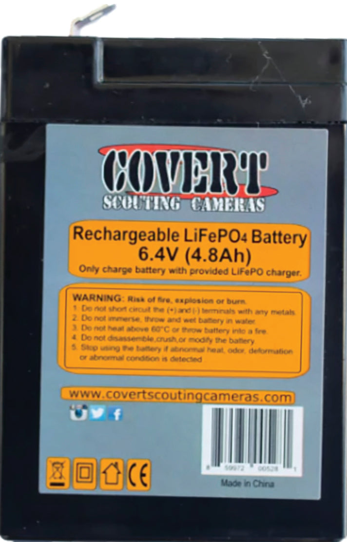 Covert Life Po4 Battery 6.4V Lithium Polymer