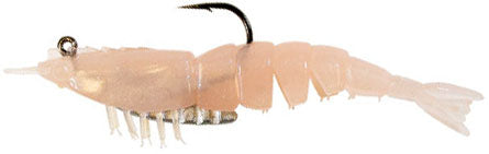Z-Man Ez Shrimpz Rigged 3.5In 2Pk Natural