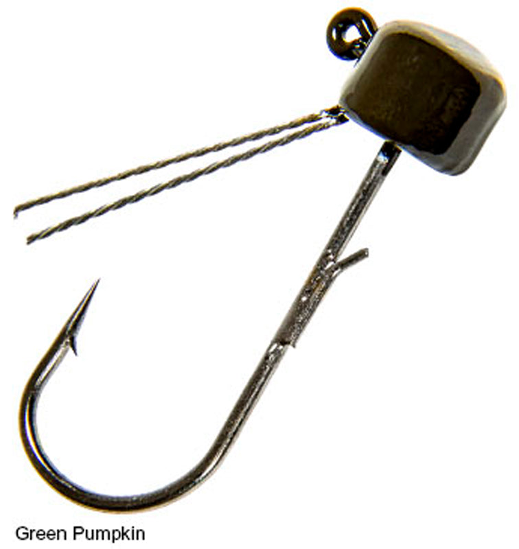 Z-Man Pro Shroomz Weedless Jig 1/5Oz 4Pk Green Pumpkin