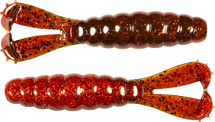 Z-Man Goat Twin Tail Grub 3.75In 4Pk Hot Craw