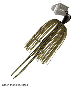 Z-Man Original Chatterbait 3/8Oz Green Pumpkin/Blk