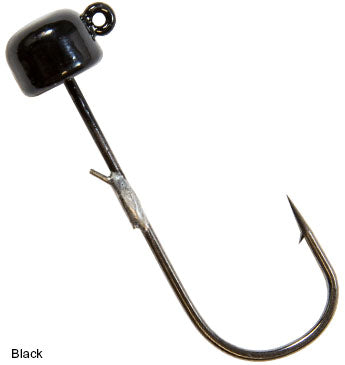 Z-Man Pwr Finesse Shroomz Jigh 1/10Oz 3Pk Black