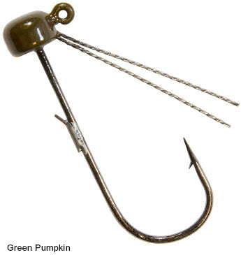 Z-Man Pwr Finesse Weedless Jig 1/6Oz 3Pk Green Pumpkin