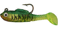 Creme Spoiler Shad 1.5In 3Pk Firetiger