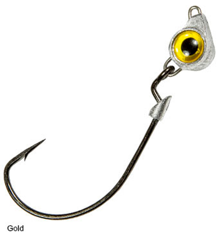 Z-Man Texas Eye Jig Head 1/8Oz 3Pk Gold