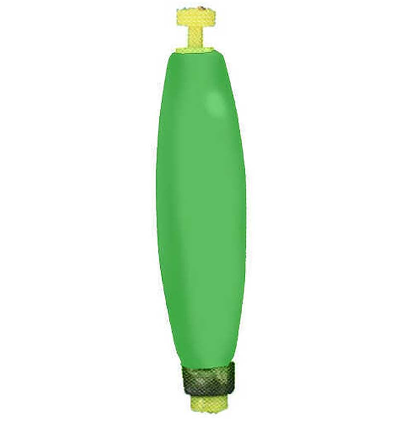 Comal Weightd Snap Cigar Float 3In Green 3Pk 12Bg