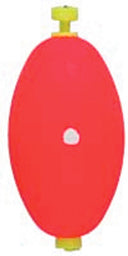 Comal Oval Wgtd Snap Float 2.5In Red 50Bg