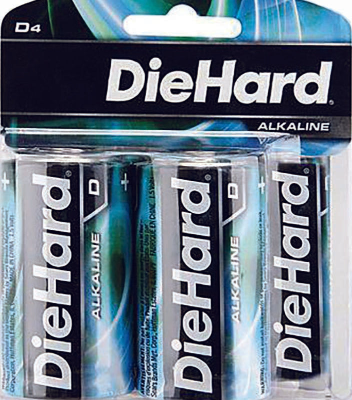 Dorcy Alkaline Batteries D-Cell 4Pk