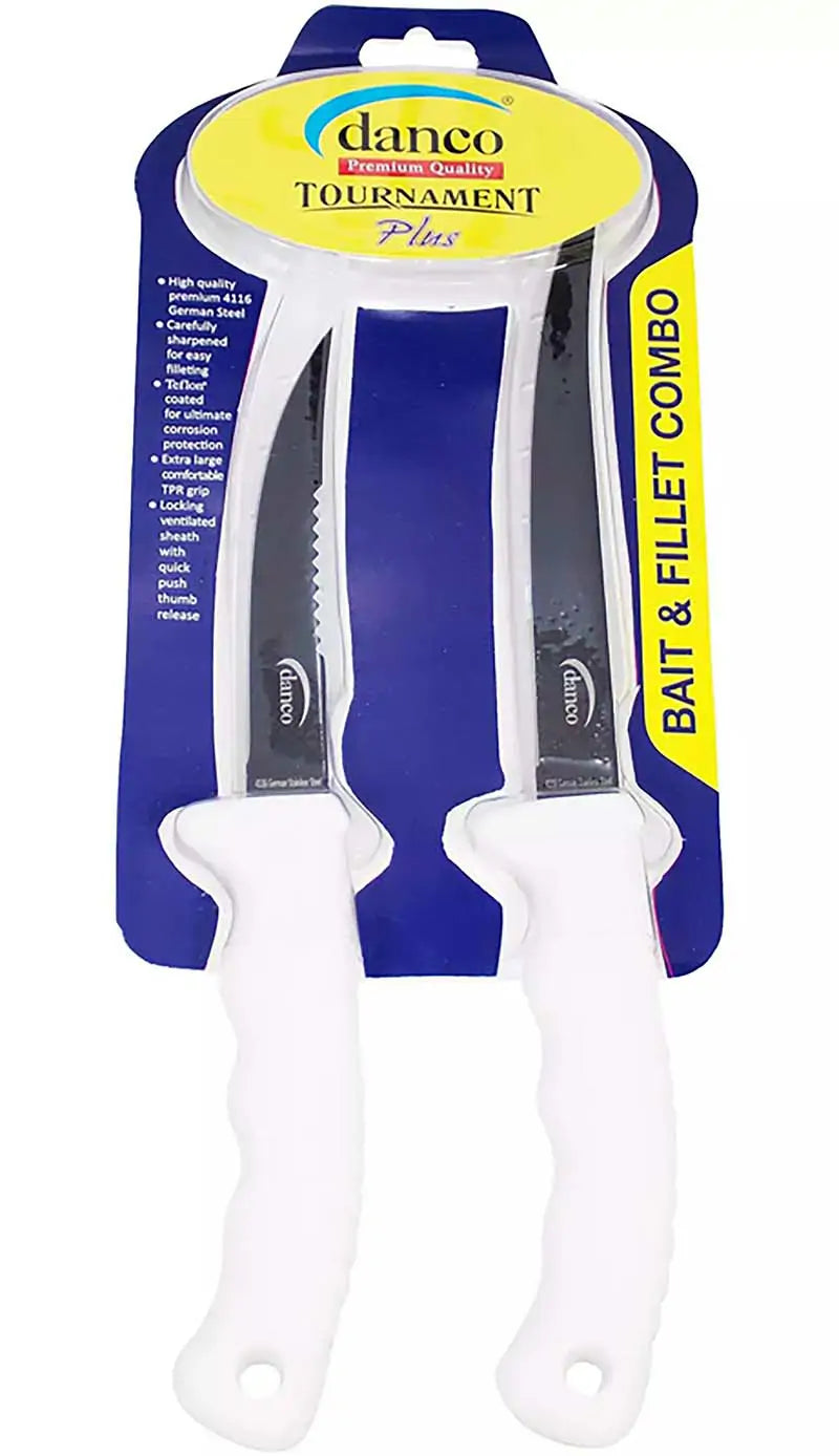 Danco Tournament Knife Combo Bait & Fillet White