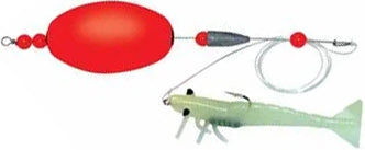 DOA Deadly Combo Float Rig Glo Shrimp/Oval Float