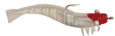 DOA Original Shrimp 3.5In 3Pk White/Red Head