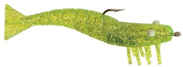 DOA Original Shrimp 3.5In 3Pk Chart/Silv Glt