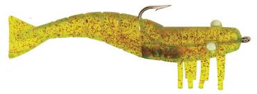 DOA Original Shrimp 3.5In 3Pk Chart/Red Glt