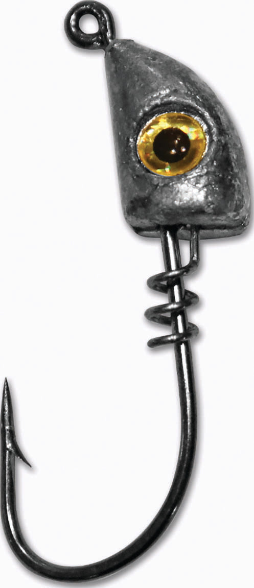 Matrix Goldeneye Screwlock Jghd Blk Plat 3/0 3/8Oz 4Pk