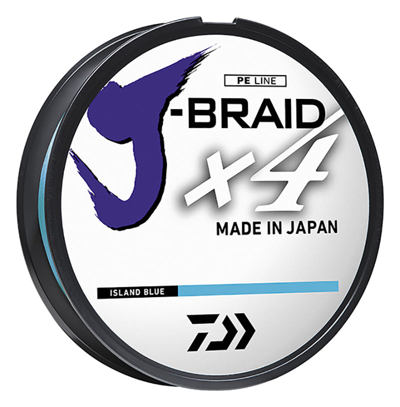 Daiwa J-Braid X4 Line Island Blue 40Lb 150Yd