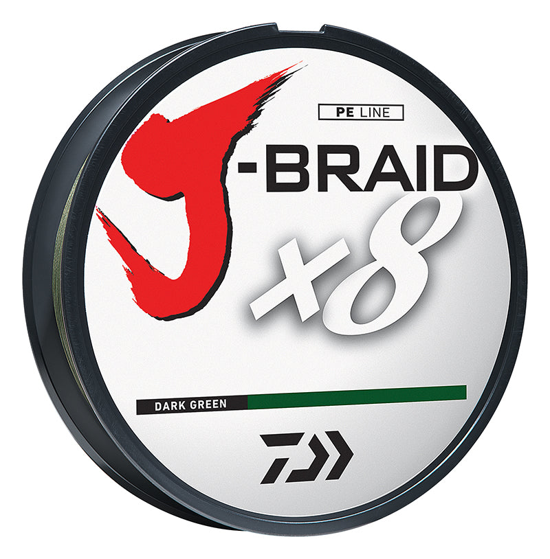 Daiwa J-Braid Line Dark Green 15Lb 165Yd