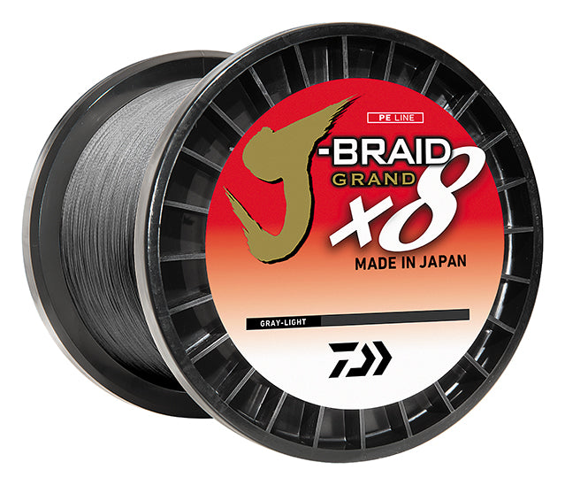 Daiwa J-Braid Grand X8 Line Grey Light 40Lb 3000Yd